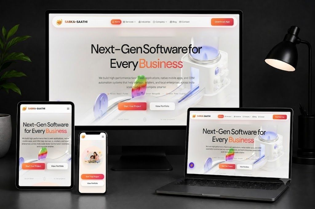 Sabka Saathi Digital Services — Next-Generation Digital Solutions Agency project screenshot