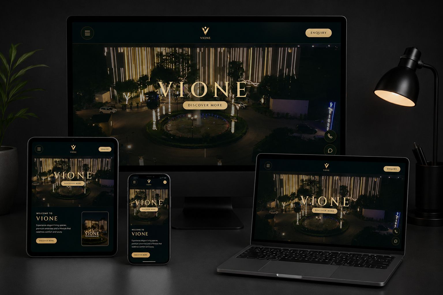 Vione — Luxury Redefined project screenshot